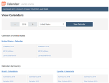 Tablet Screenshot of calendarr.com